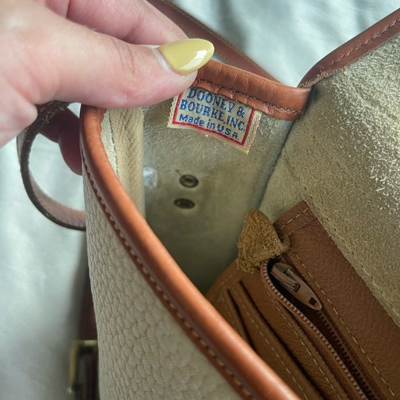 Vintage DOONEY & BOURKE Leather Handle Satchel Shoulder Bag Crossbody - Picture 11 of 15